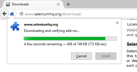 install selenium ide for firefox