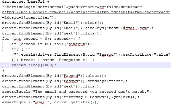 7o Selenium IDE Export test cases in desired language 