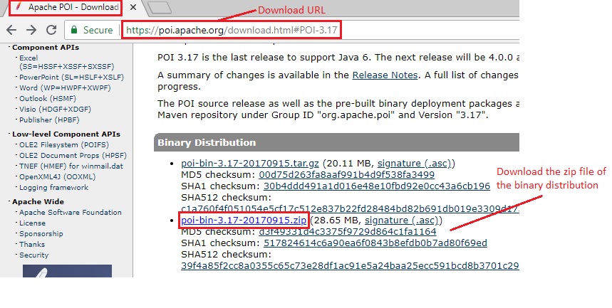 Data driven testing in Selenium WebDriver – Use of Apache POI to